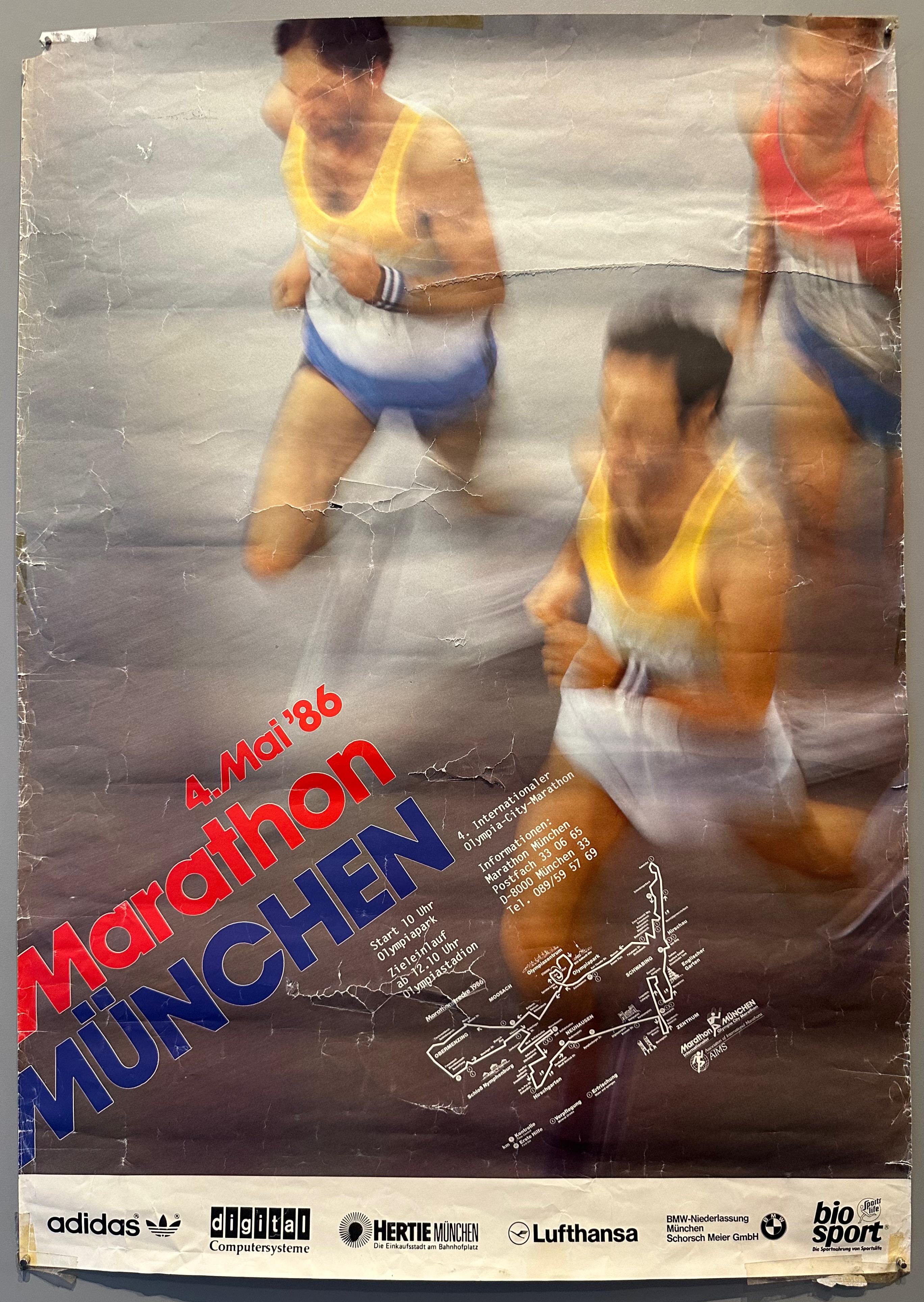 1986 Marathon München Poster