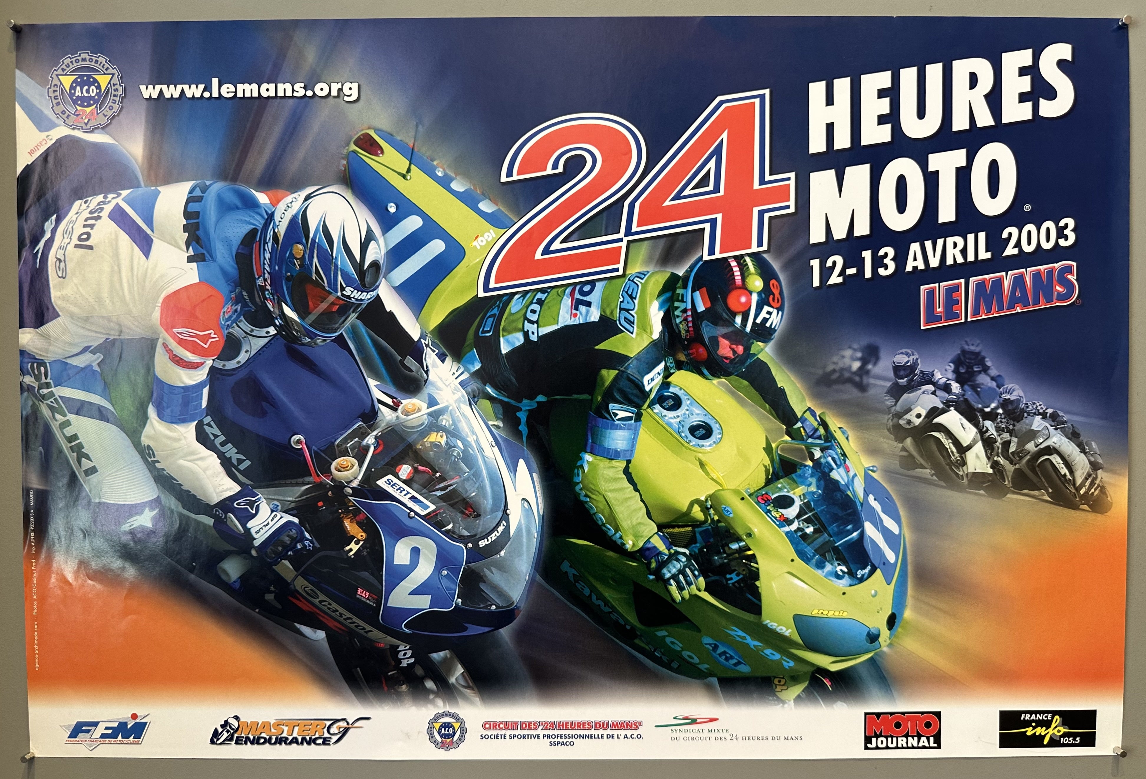 24 Heures du Mans Moto 2003 Poster