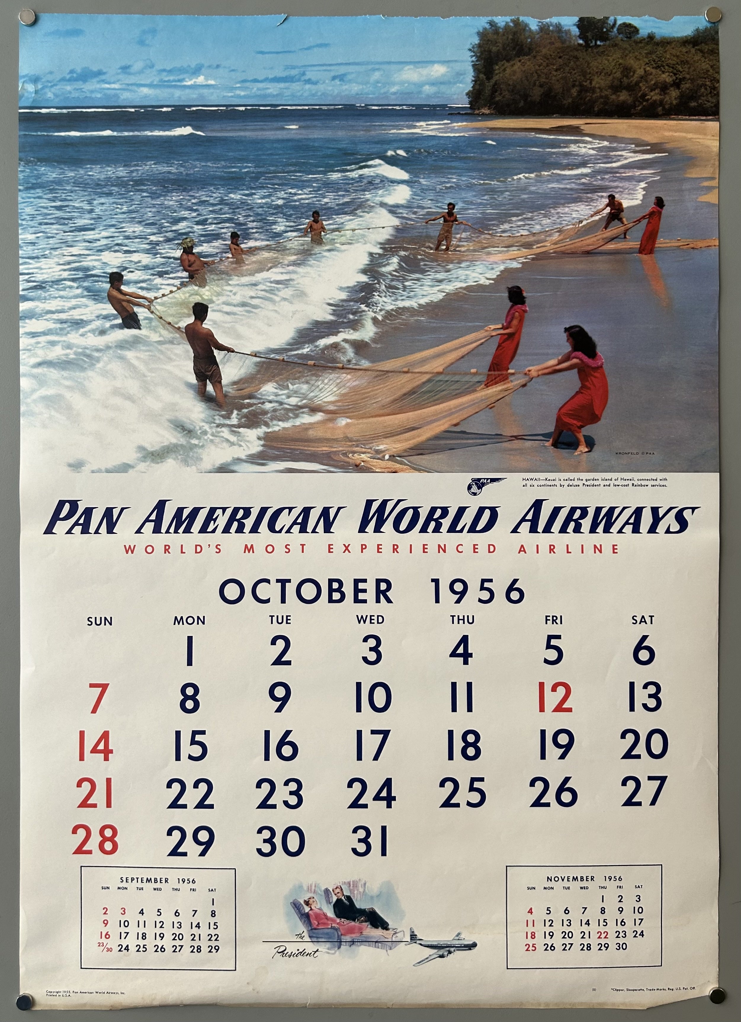 Pan American World Airways October 1956
