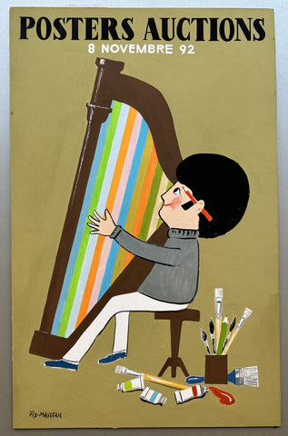 Link to Posters Auctions Fix-Masseau Original Artwork #2France, 1992 Product