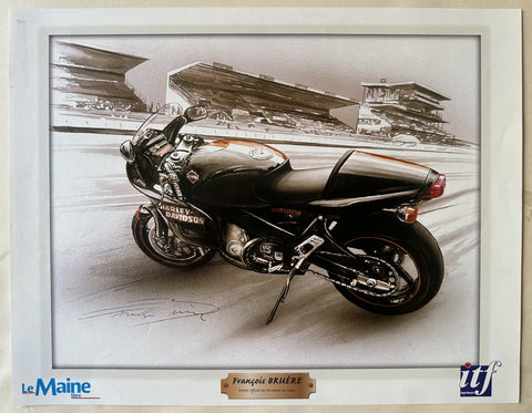Link to  Harley-Davidson by François Bruère PosterFrance, c. 2010s  Product