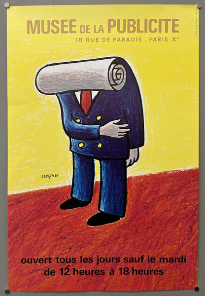 Nuit de la Publicité 1952年 Savignac リト Musée de la Publicité Savignac #1 – Poster Museum