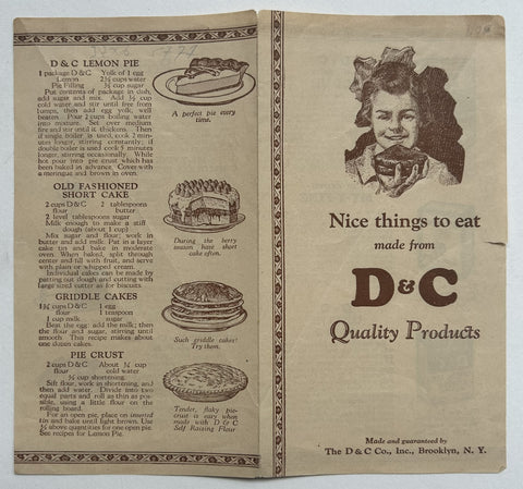 Link to  D&C Quality ProductsUSA, 1950s  Product