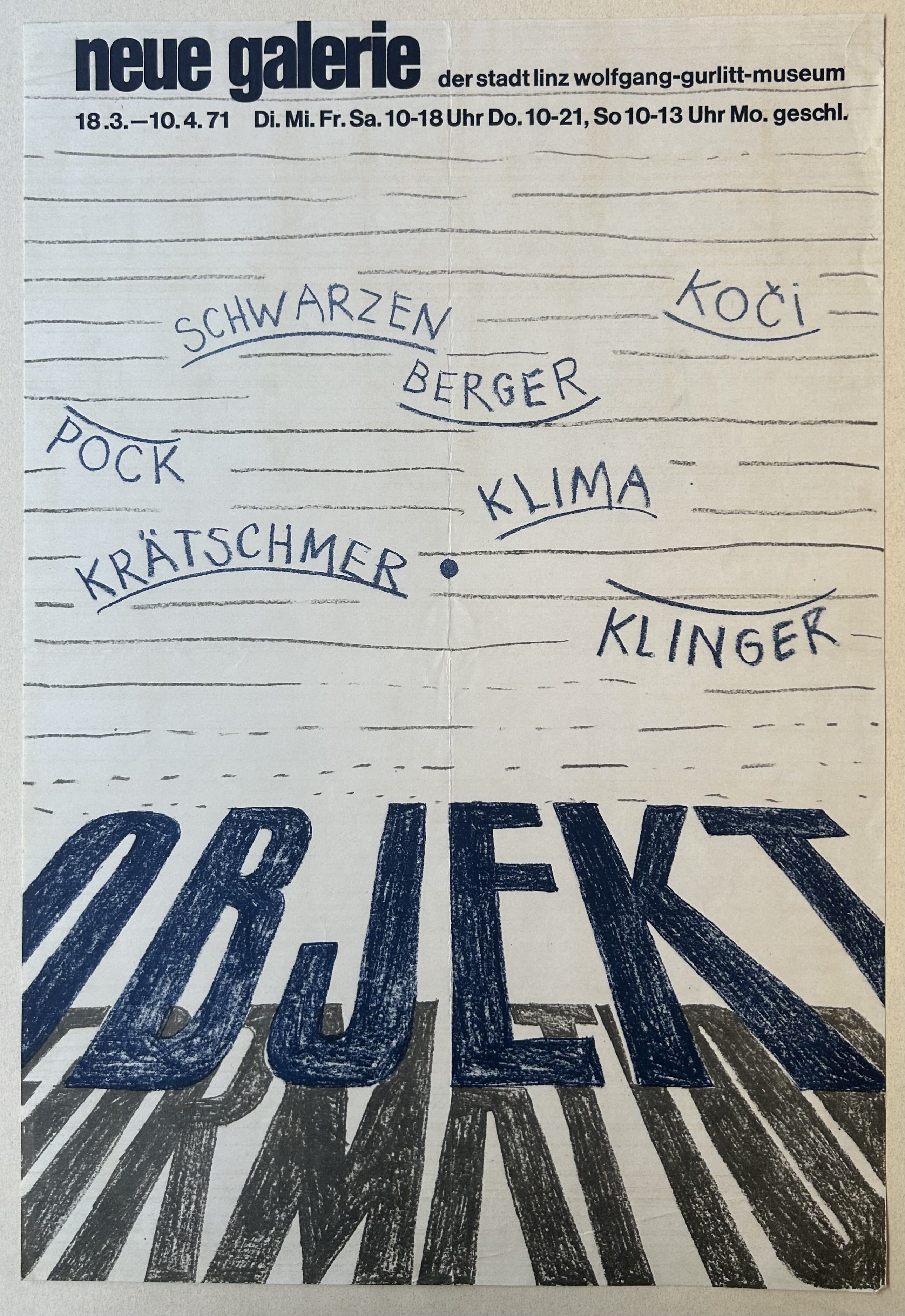 Neue Galerie Objekt Poster