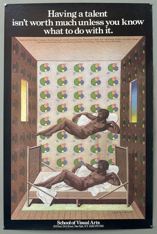 Link to Having a Talent Isn't Worth Much SVA Poster #1United States, 1977 Product