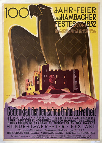 Link to 100 Jahr-Feier des Hambacher Festes von 1832Germany, 1932 Product