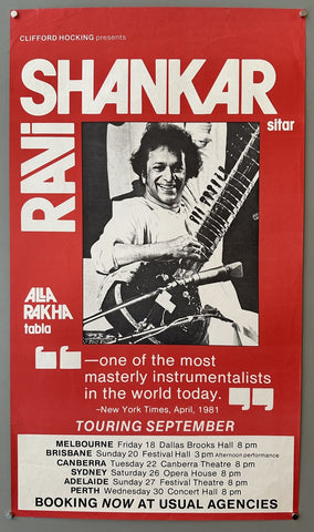 Link to  Ravi ShankarAustralia, 1981  Product