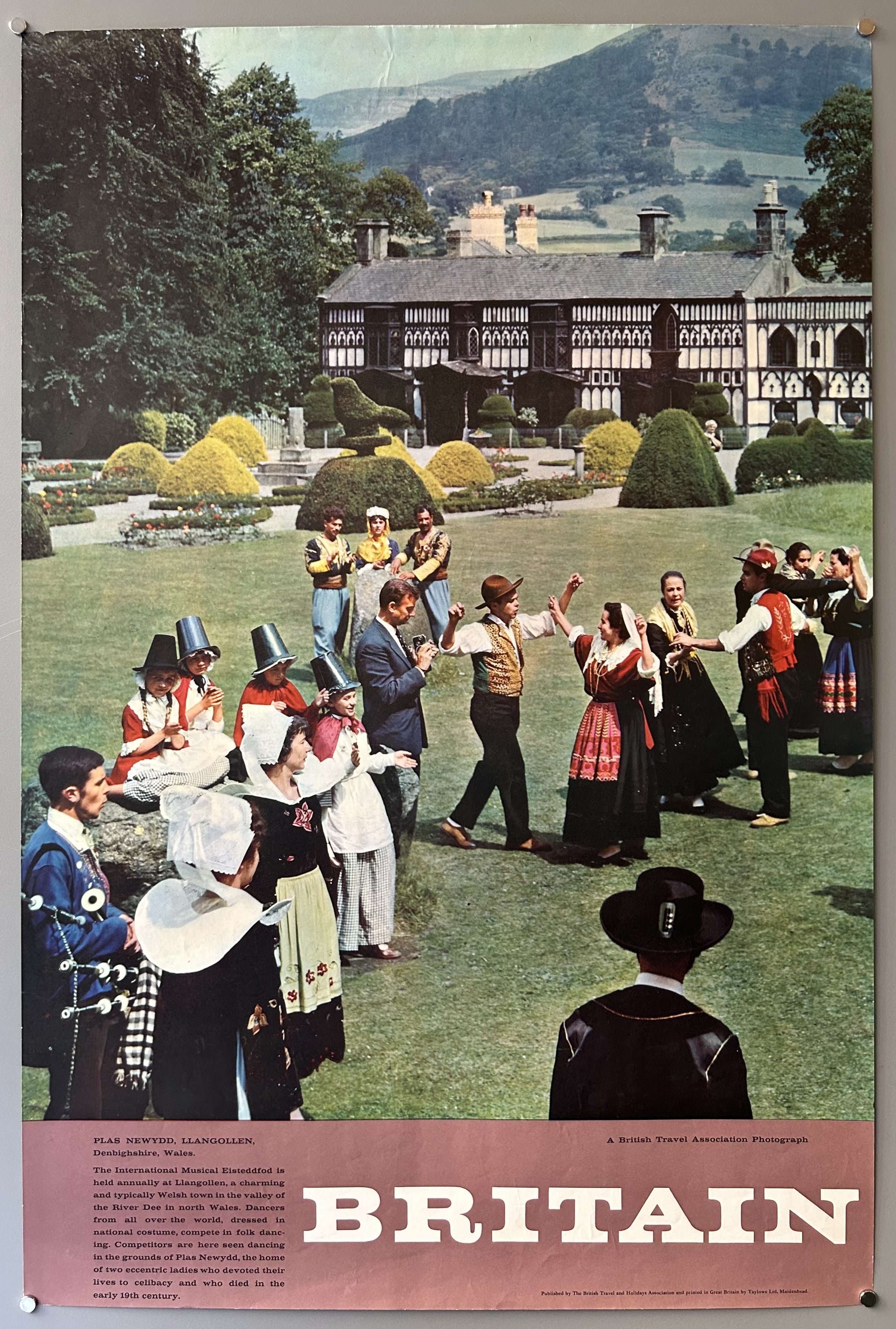 Plas Newydd, Llangollen, Wales Poster