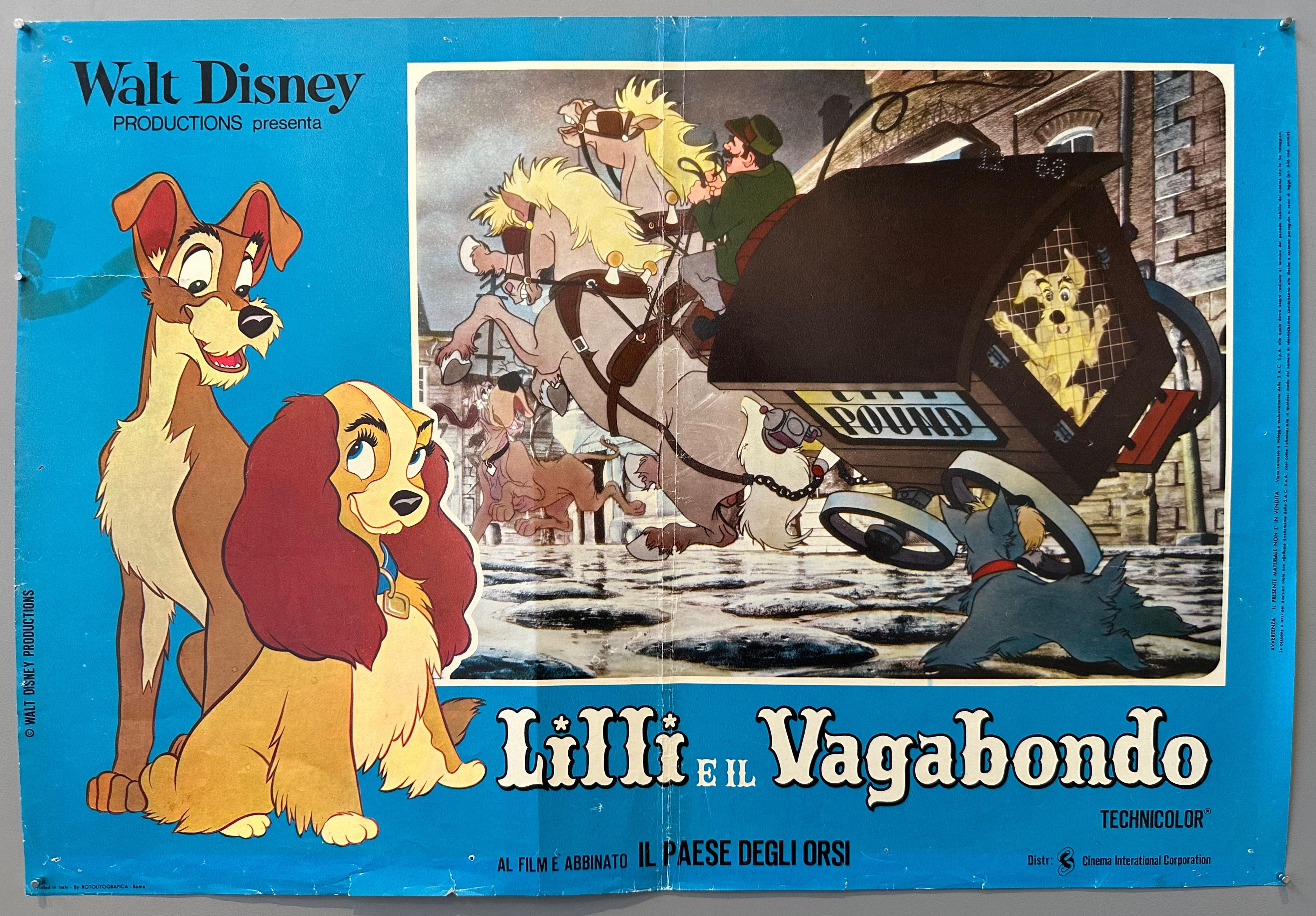 Walt Disney Lilli e Il Vagabondo Poster 1