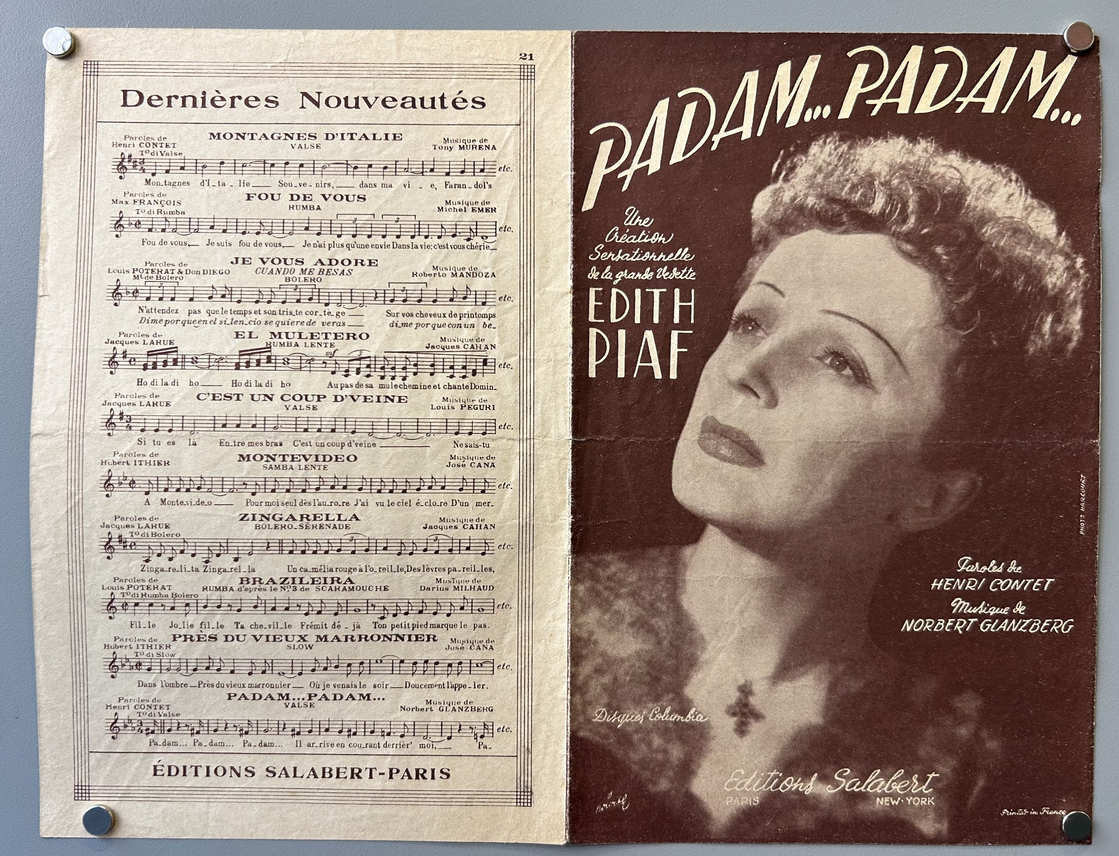sheet music