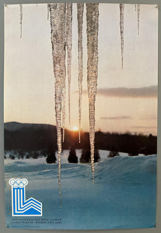 XIII Winter Olympic Games Lake Placid Poster