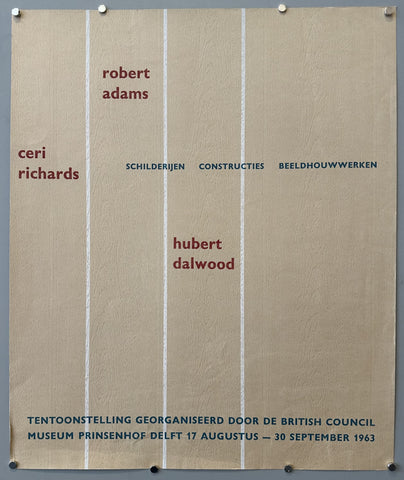 Link to Ceri Richards, Robert Adams, Hubert DalwoodNetherlands, 1963 Product