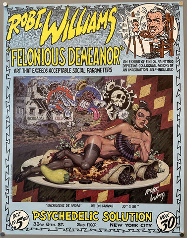 Link to  Robert Williams Felonious DemeanorUSA, 1988  Product