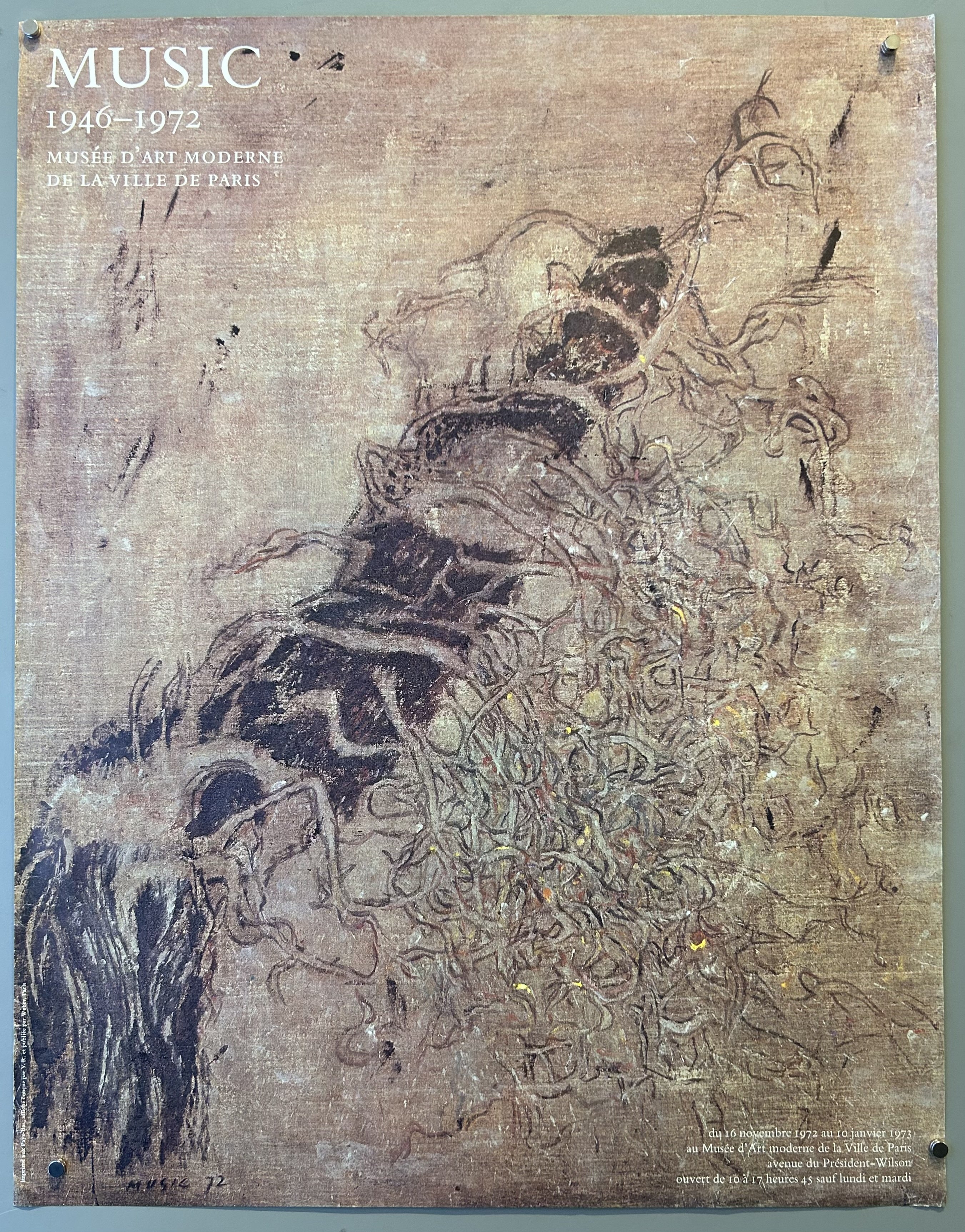 Music 1946-1972 Musée D'Art Moderne De La Ville de Paris