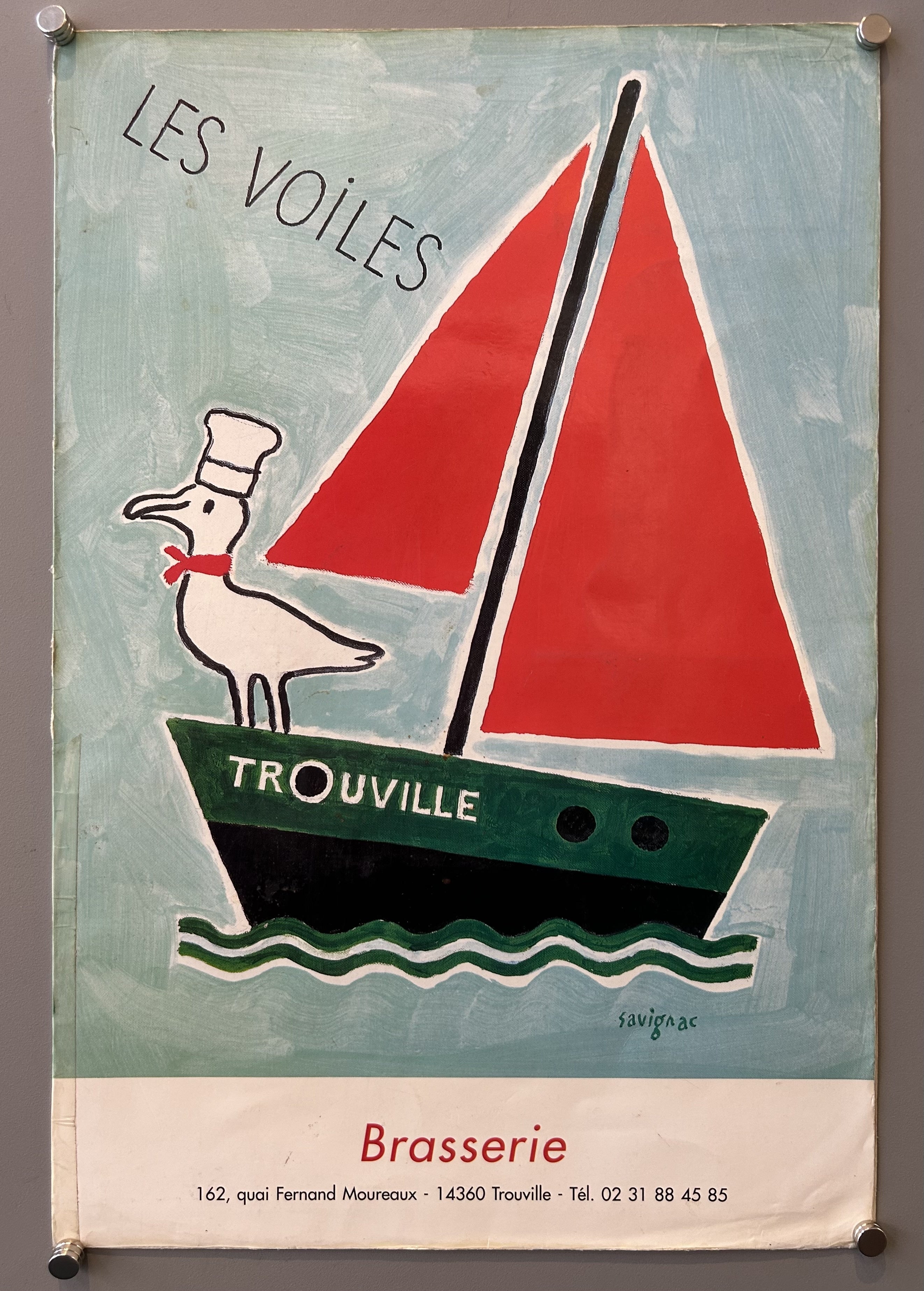 Les Voiles Savignac Menu