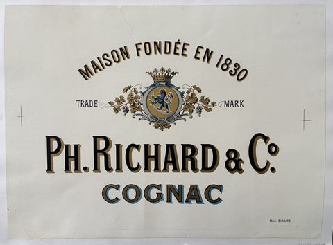 Link to  Ph. Richard & Co. COGNACFrance, c.1930's  Product