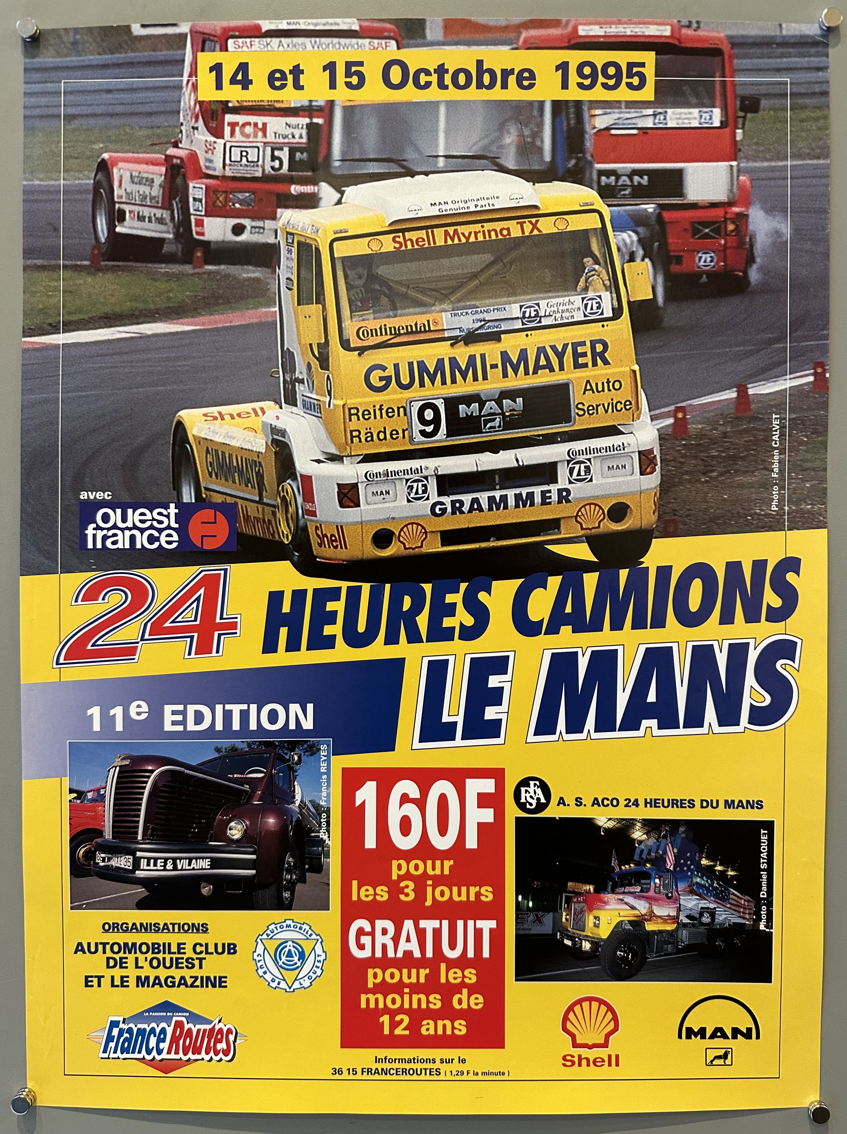 24 Heures Camions Le Mans 1995 Poster #1