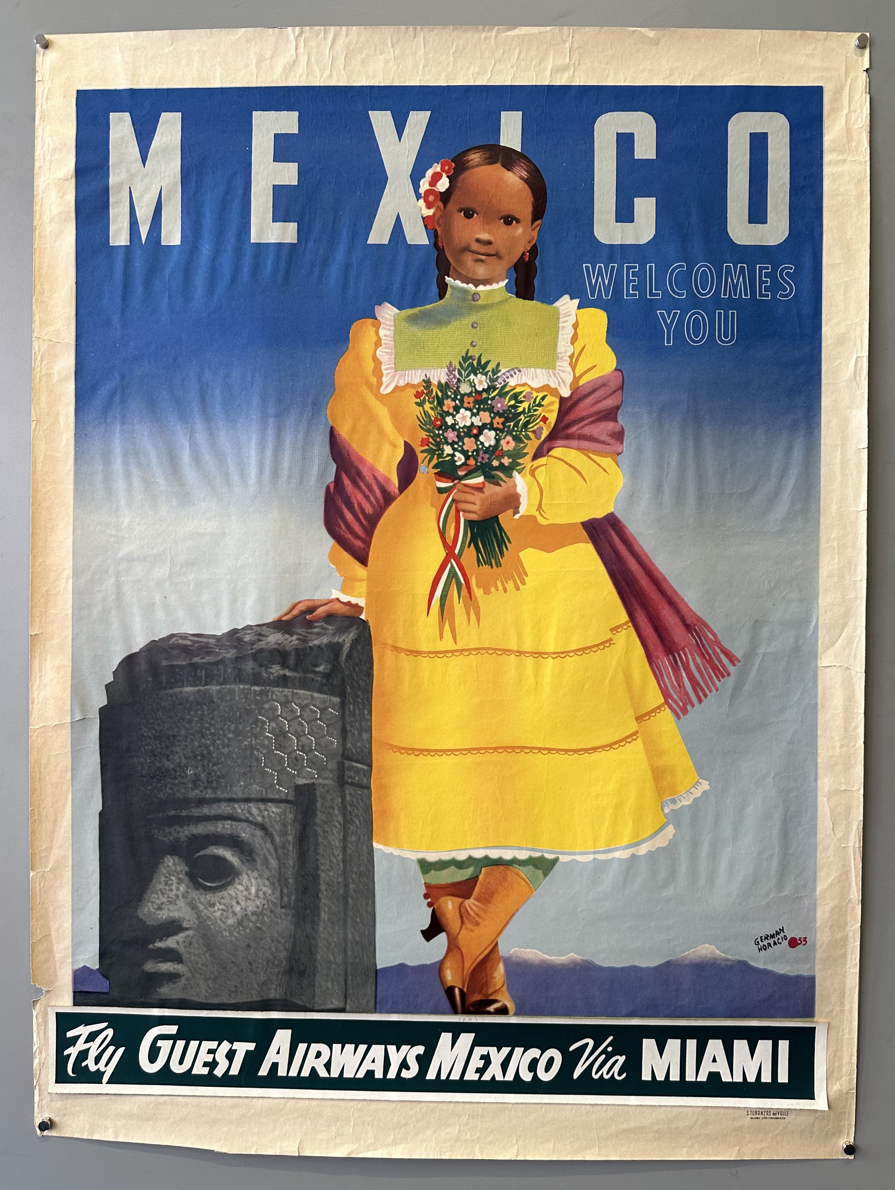 Mexico Welcomes You Poster (Paper)