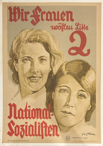 Link to Wir Frauen wählen Liste 2 NationalsozialistenGermany, 1932 Product