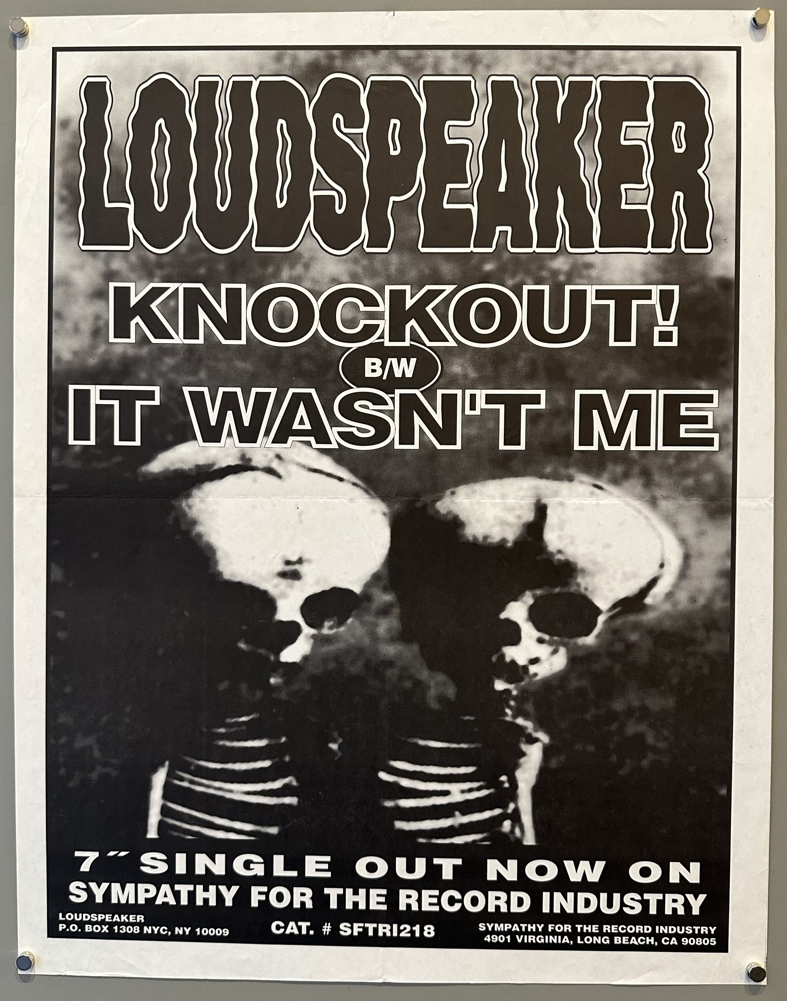 Loudspeaker Knockout! B/W It Wasn't Me