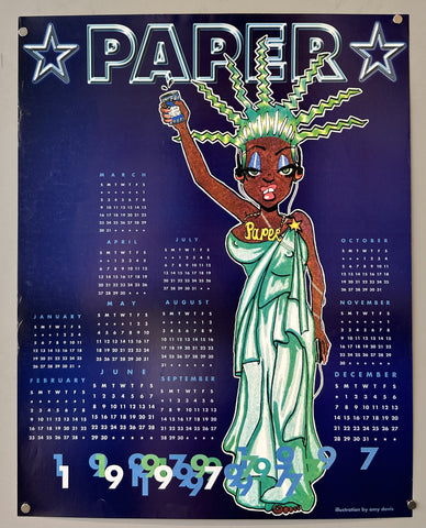 Link to  Paper Magazine Calendar 1997 PosterUnited States, 1997  Product
