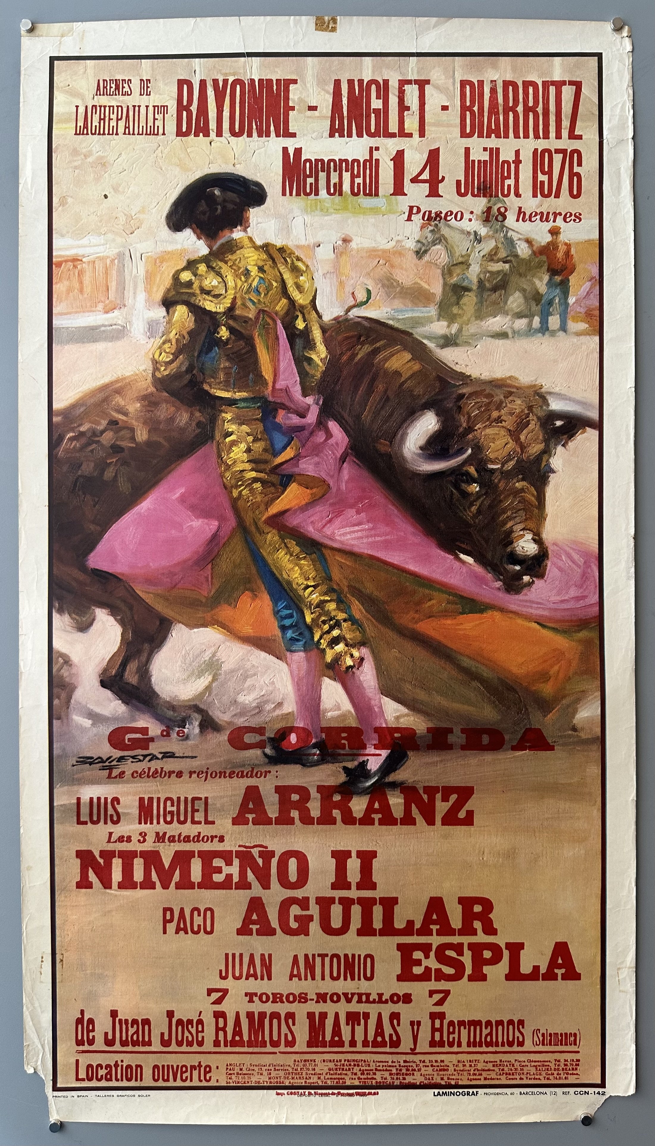 Arenes de Lachepaillet Poster #3