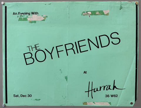Link to  The Boyfriends at HurrahUSA, c. 1970s  Product