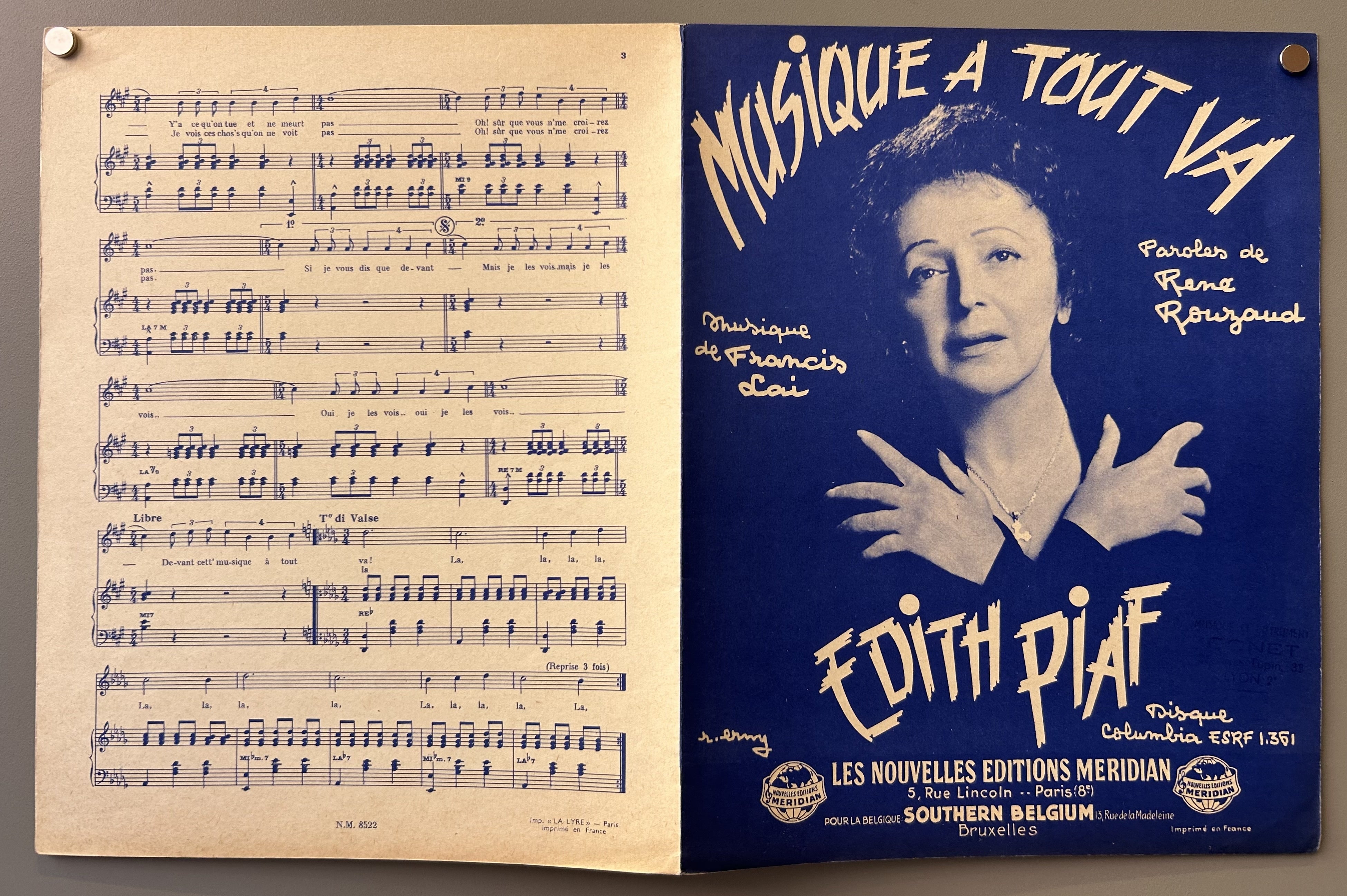 sheet music