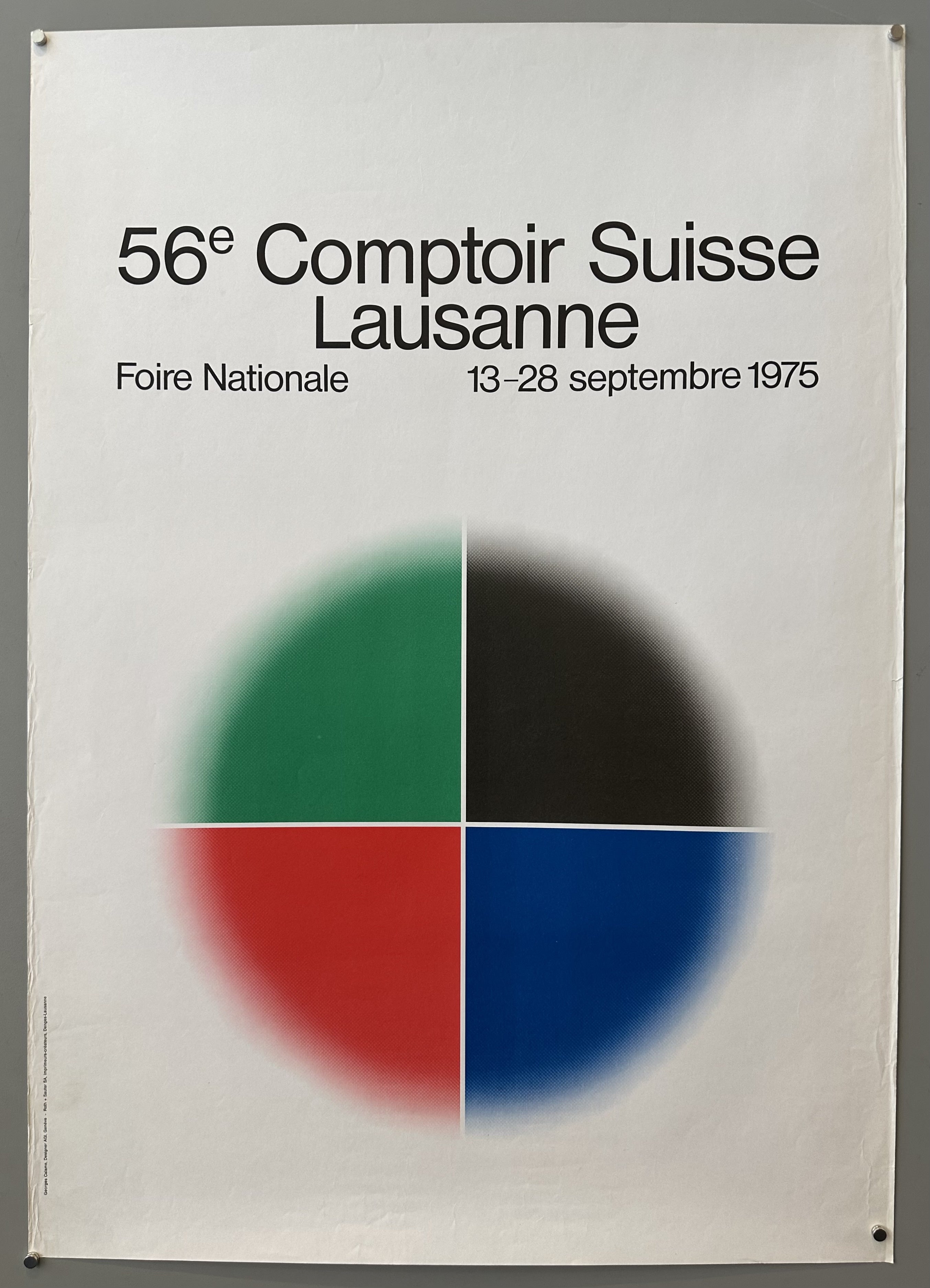 The fair was an annual commercial and popular event that took place in Lausanne, Switzerland, from 1920 to 2018 at the Palais de Beaulieu.
