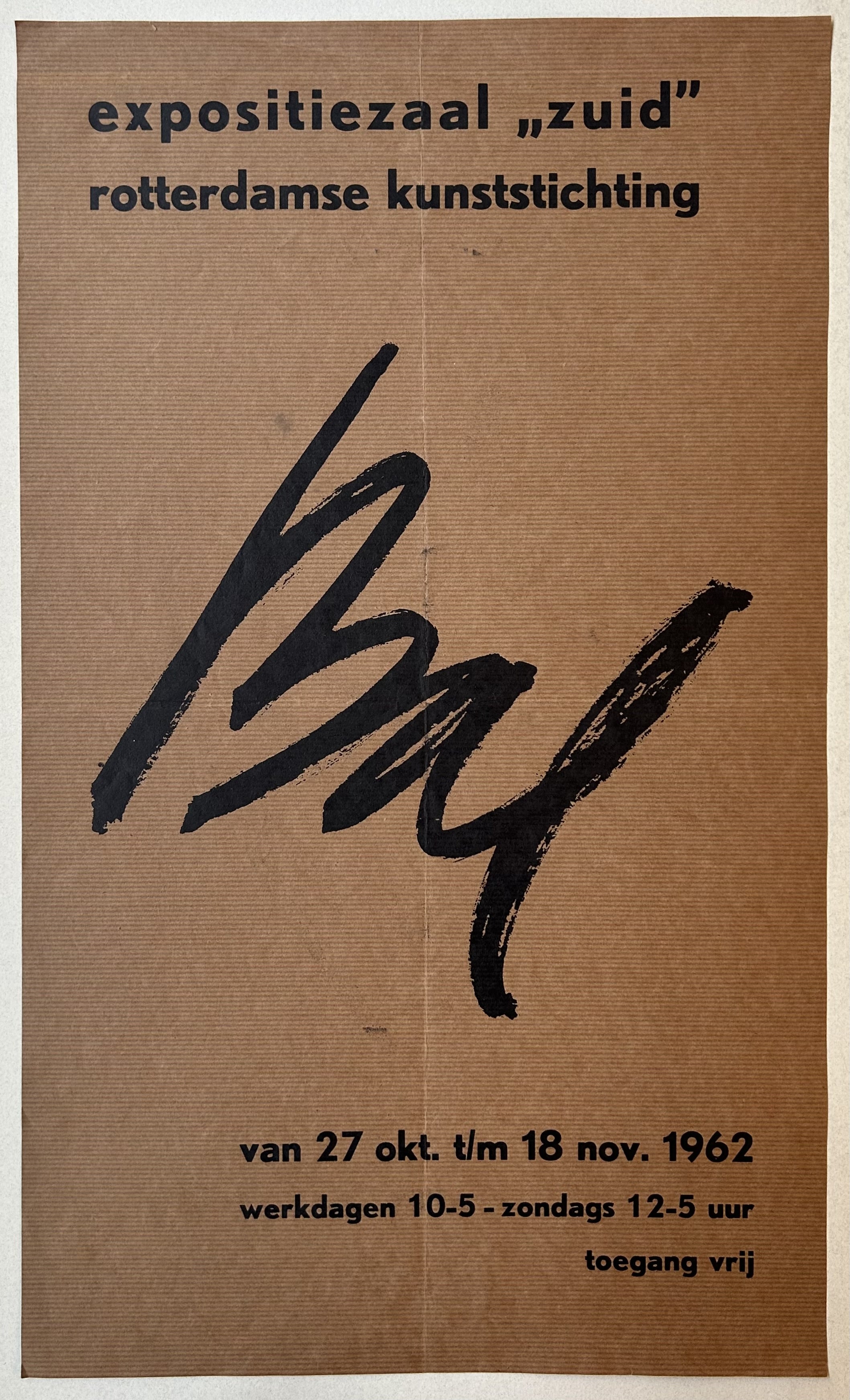 Expositiezaal 'Zuid' Rotterdamse Kunststichting Poster