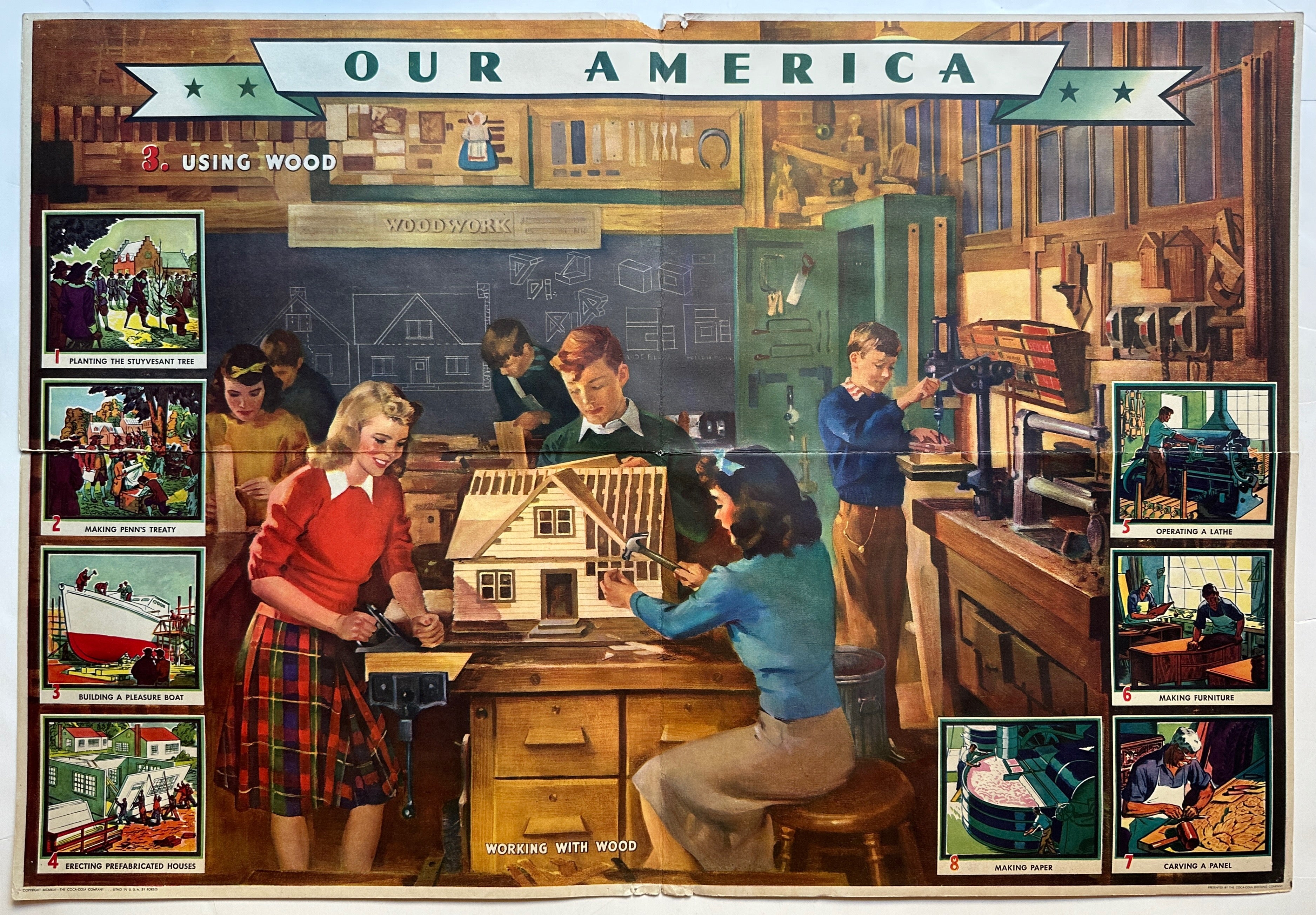 Our America - Working with Wood Poster