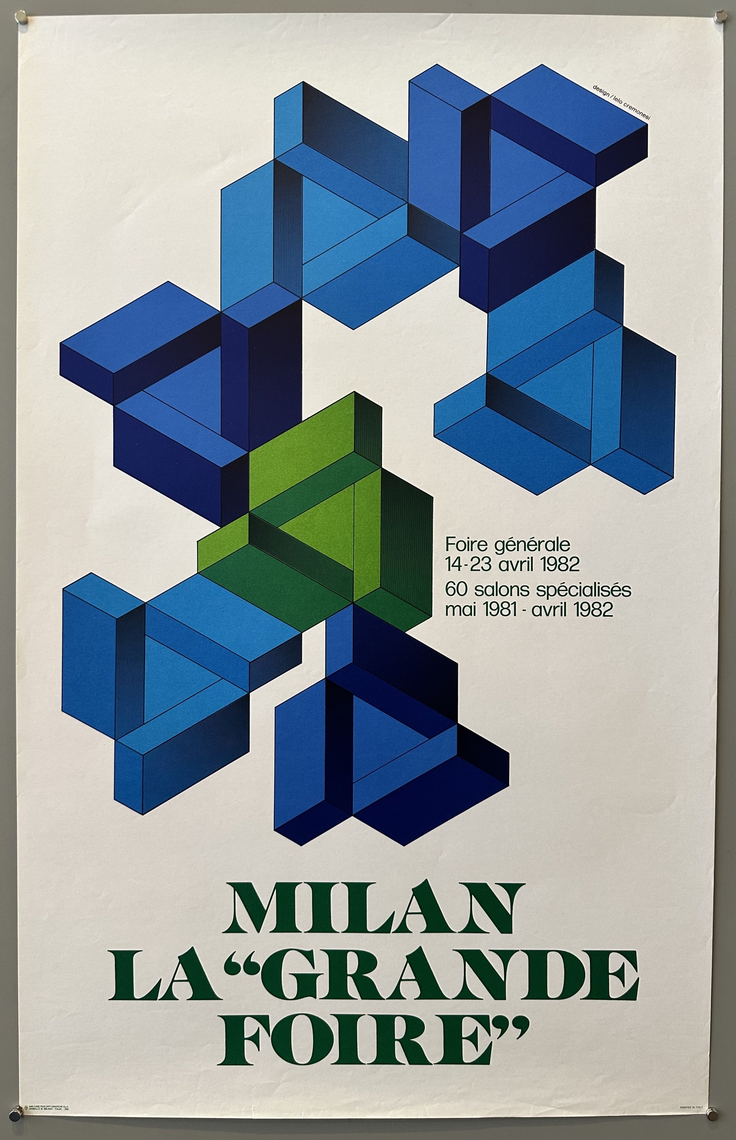Milan La "Grande Foire" 1982 Poster