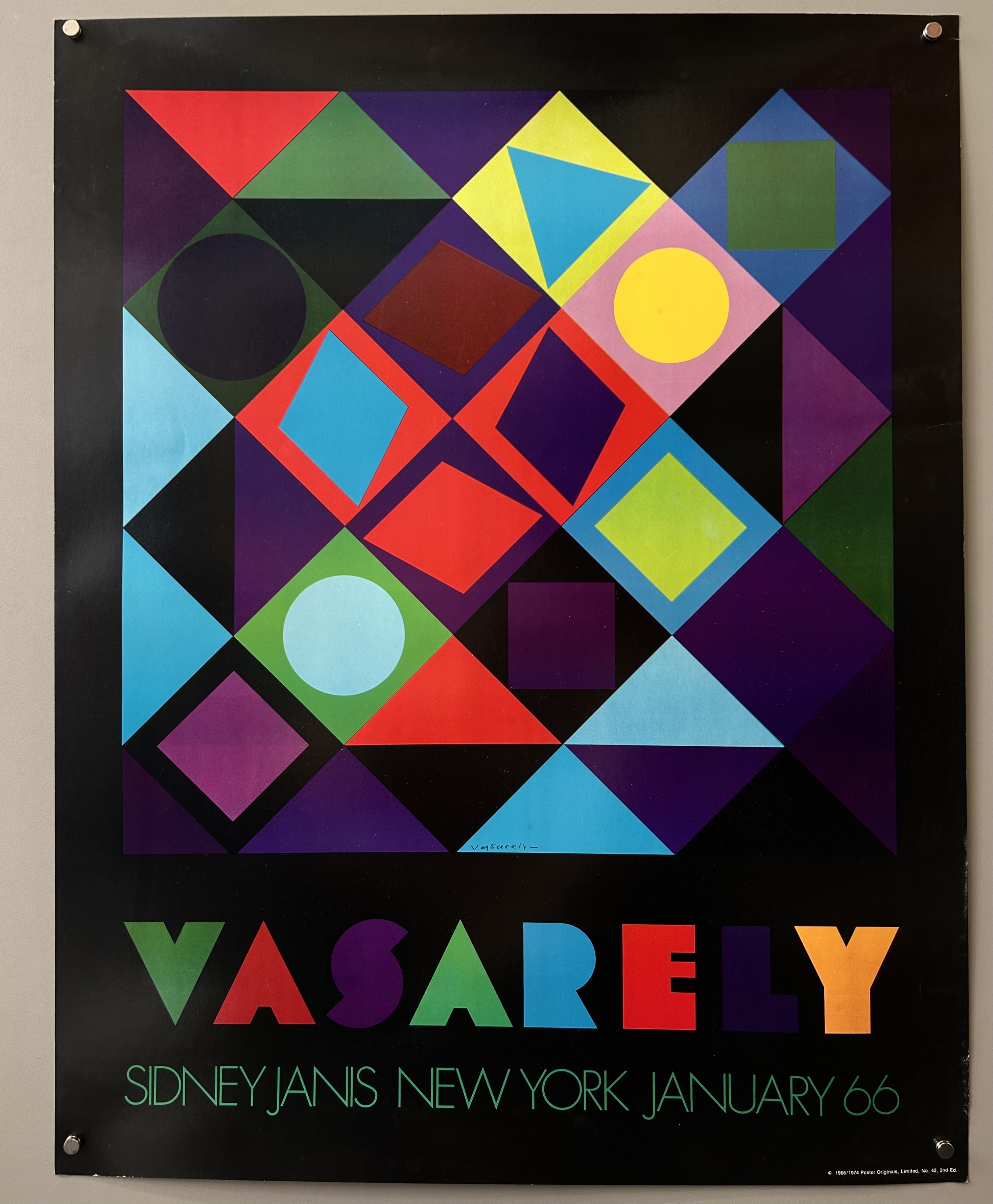 Vasarely Sydney Janis New York