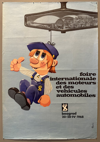 Link to Foire Internationale des Moteurs et des Véhicules Automobiles PosterSerbia, 1968 Product