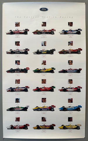 Link to  The Fastest Oval in Racing Ford PosterUSA, c. 1980s  Product