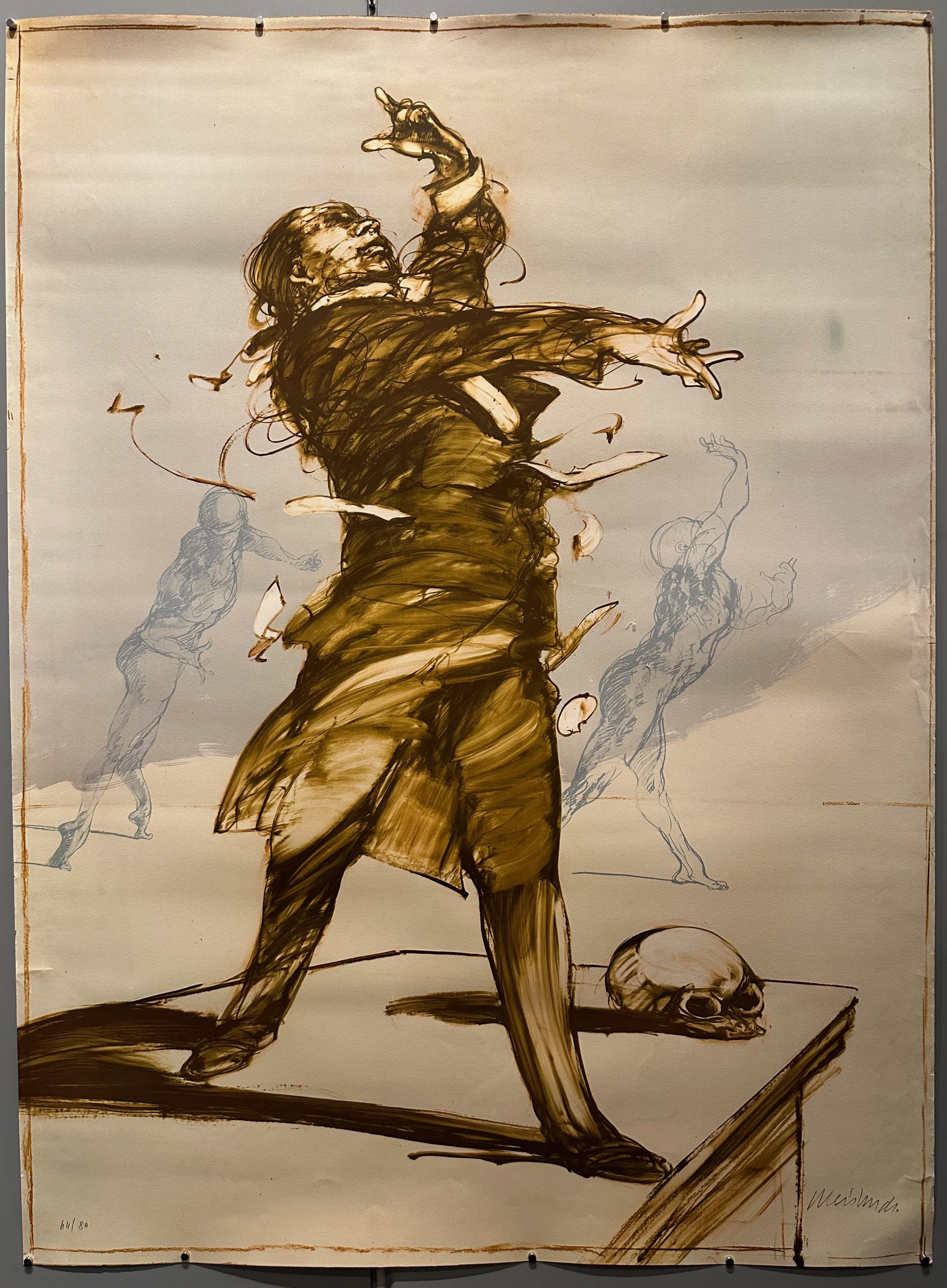 Claude Weisbuch "The Conductor" Lithograph