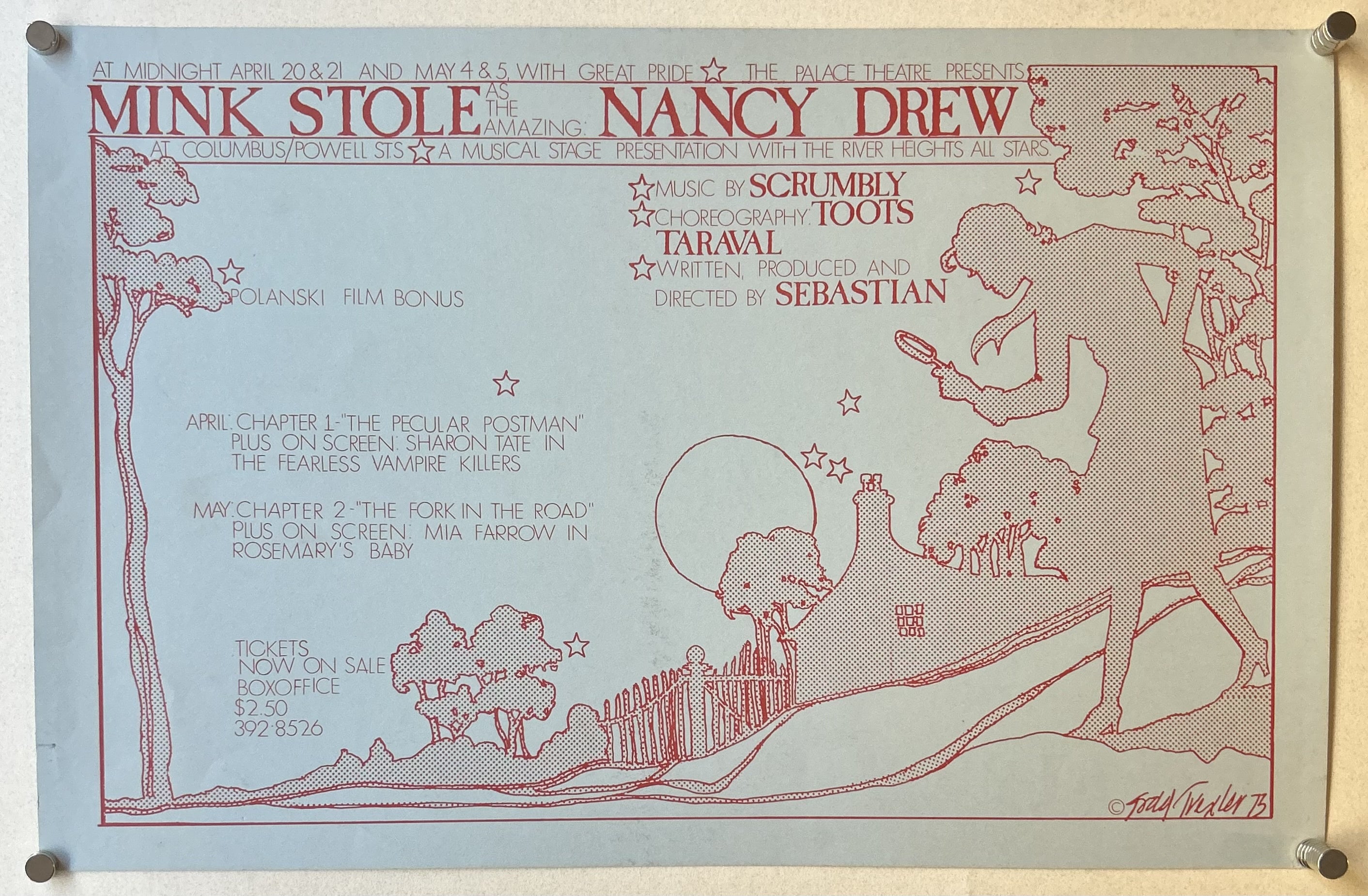 Palace Theatre Nancy Drew Poster