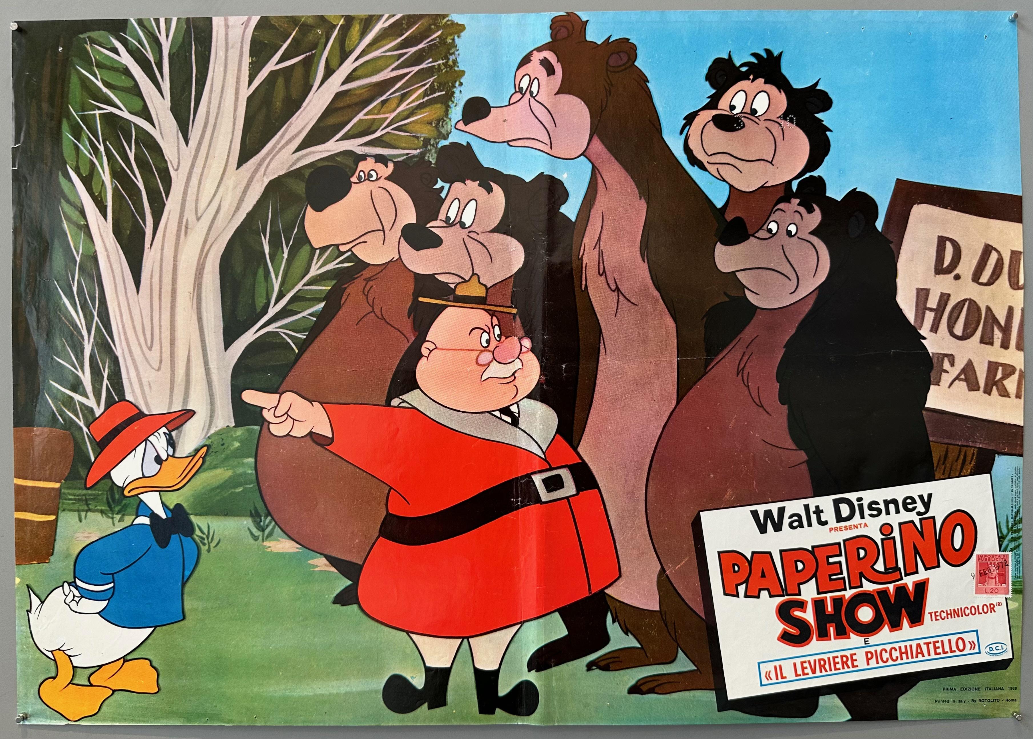 Walt Disney Paperino Show Poster 3