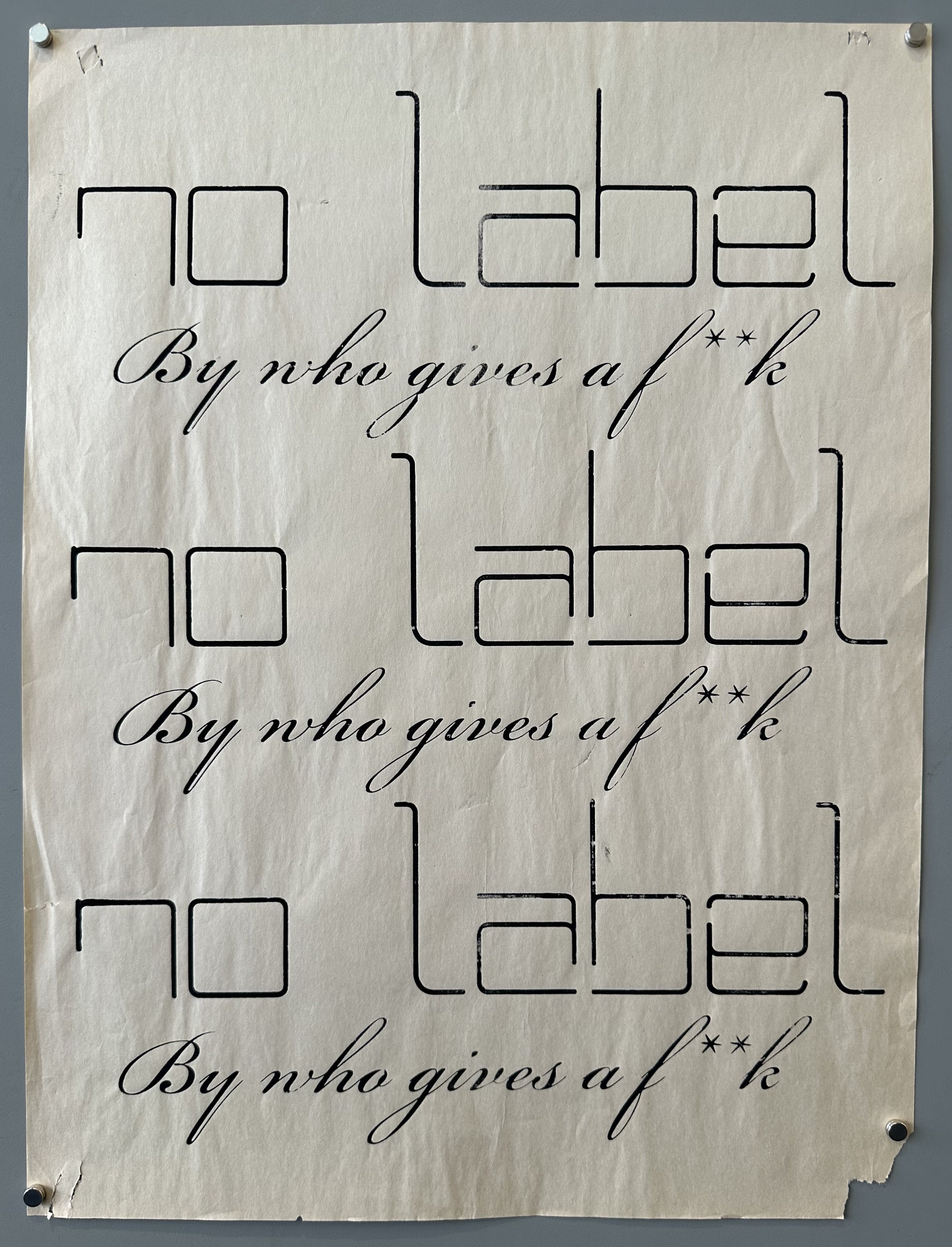 No Label Print