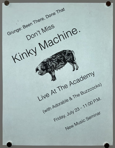 Link to  Kinky Machine Live At The Academy (Blue)USA, c. 1990s  Product