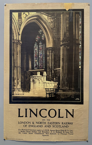 Link to Lincoln on the London & North Eastern Railway PosterEngland, 1931 Product
