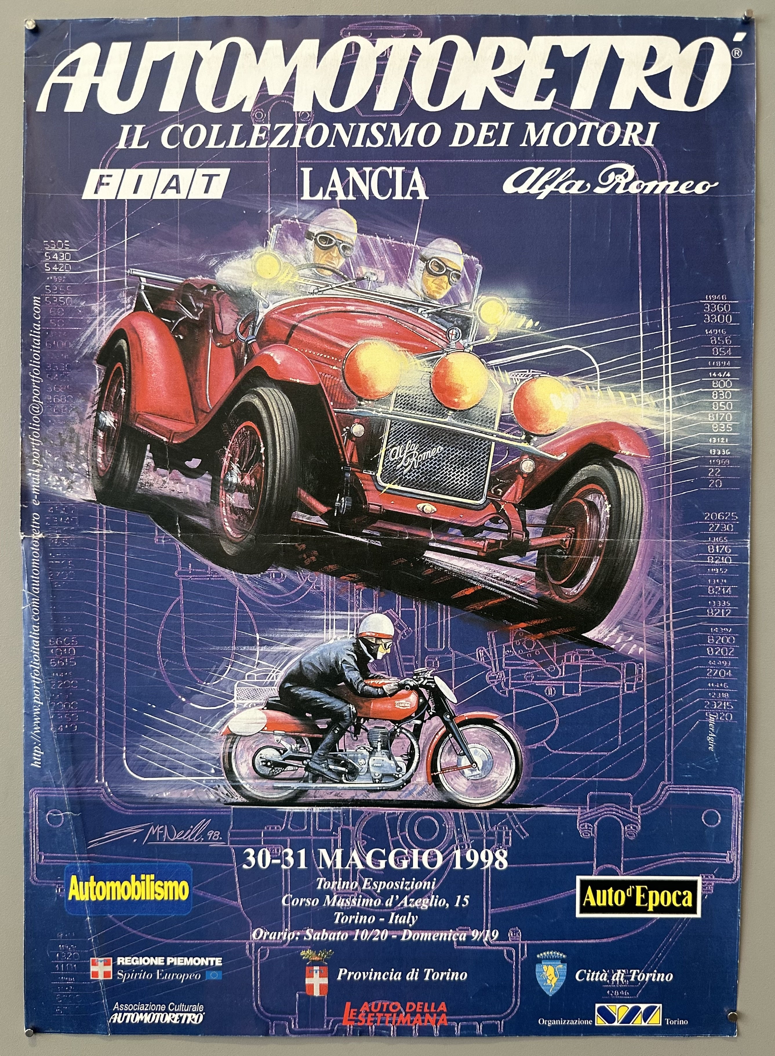 Automotoretrò Il Collezionismo Dei Motori Poster