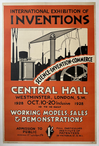 Link to  International Exhibition of Inventions PosterUnited Kingdom, 1928  Product