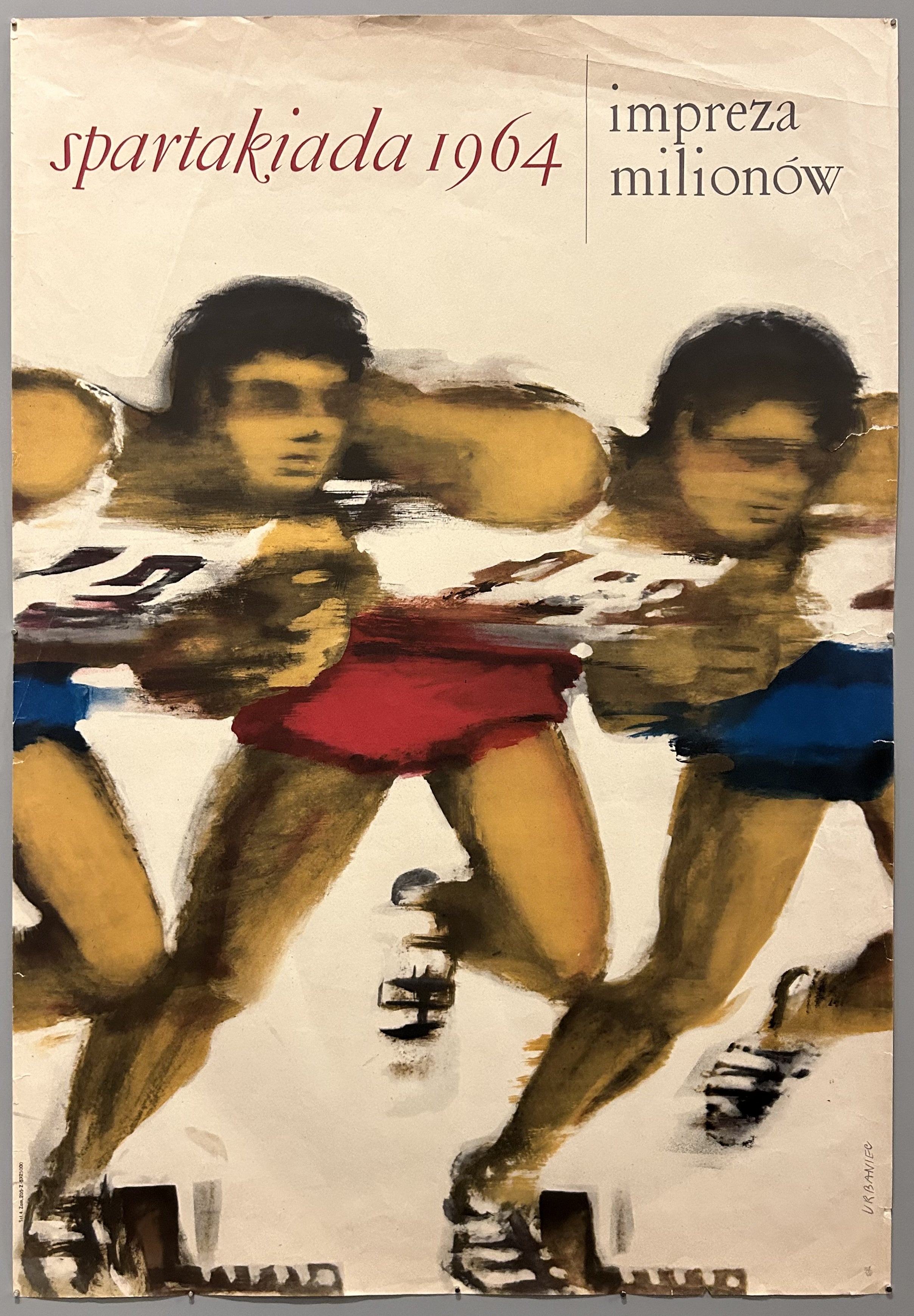 Spartakiada 1964 Poster (Paper)