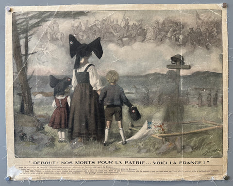 Link to DeBout! Nos Morts Pour la Patrie... Voici la France!France, 1914 Product