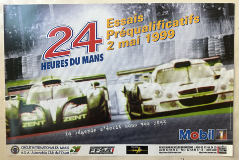 Link to 24 Heures Du Mans Essais Préqualificatifs 1999 PosterFrance, 1999 Product