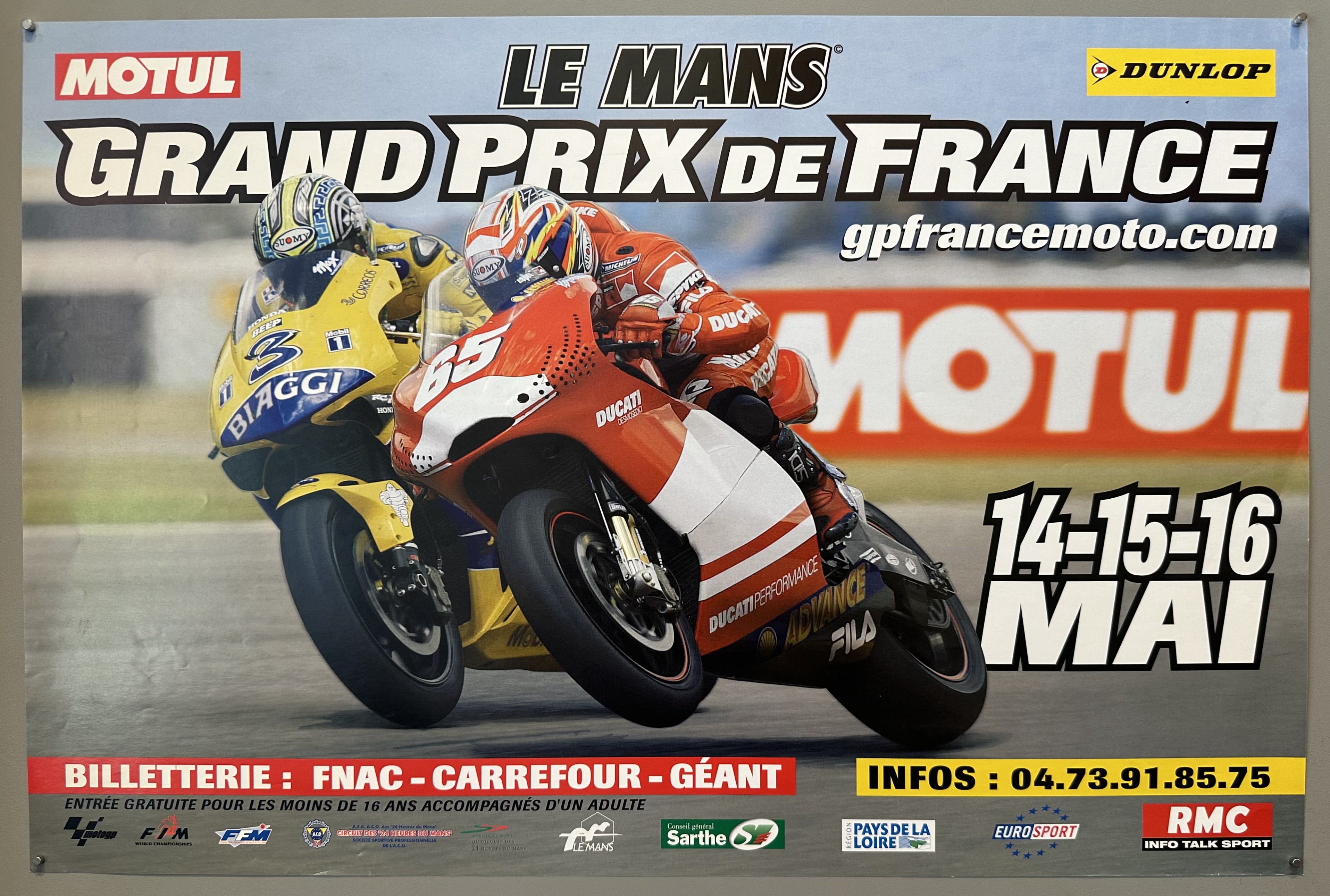 Le Mans Grand Prix de France Poster
