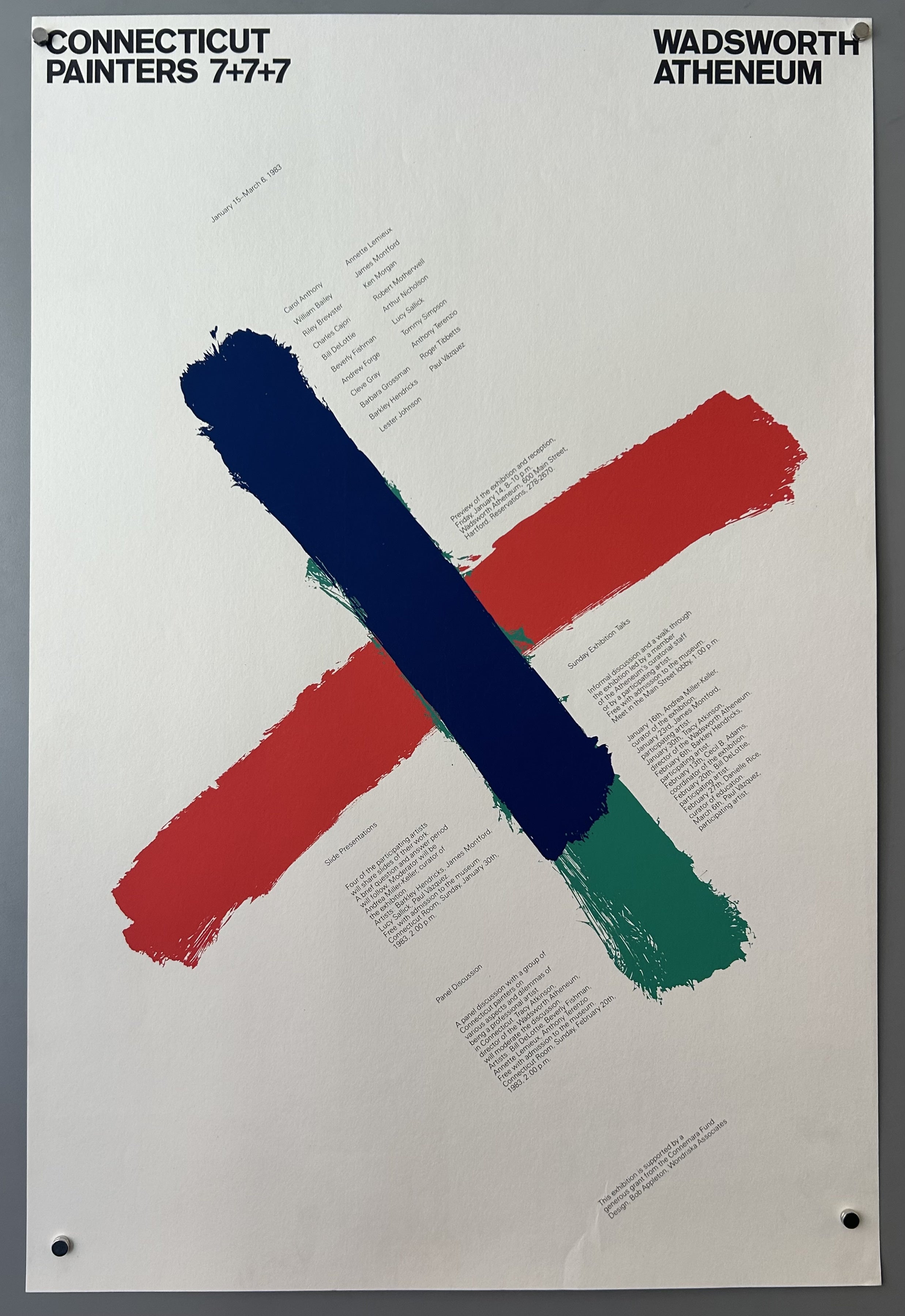 Connecticut Painters 7+7+7 Wadsworth Atheneum