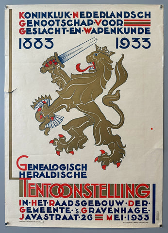 Link to Genealogisch Heraldische TentoonstellingNetherlands, 1933 Product