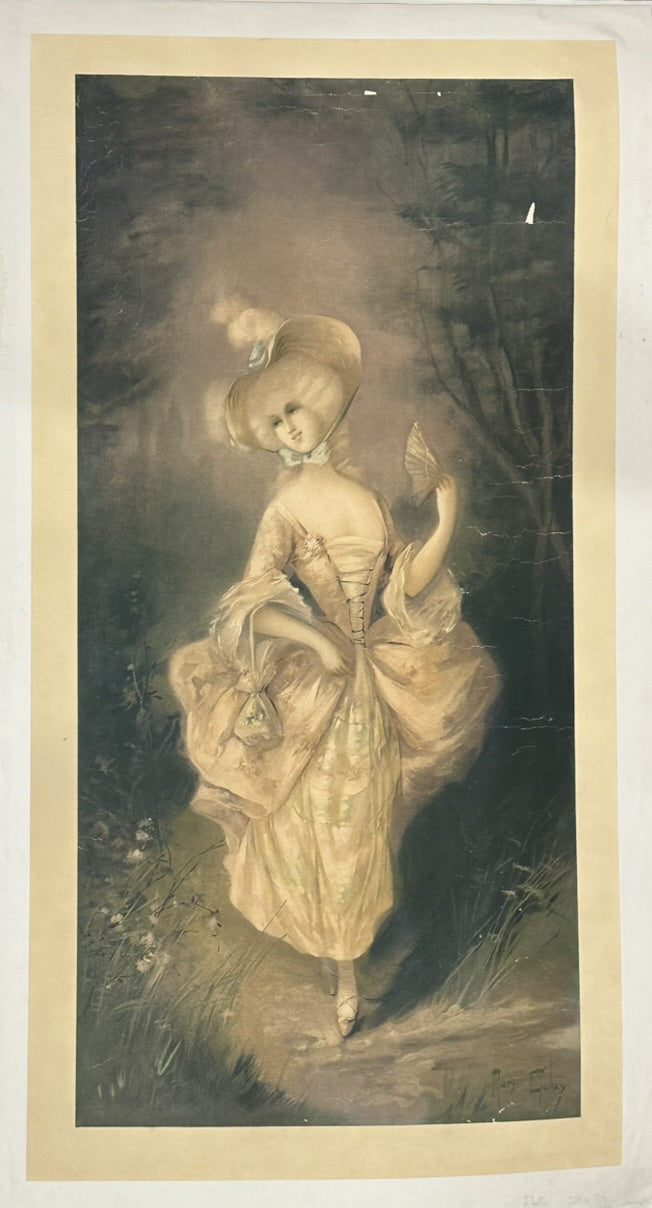 Mary Golay was known for her Art Nouveau paintings and color lithographs, particularly featuring elegant women, flowers, and birds.
